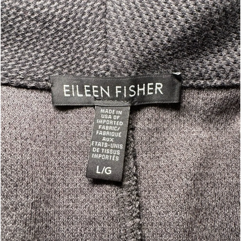 Eileen Fisher Soft Knit Open Front Blazer Jacket Size L
